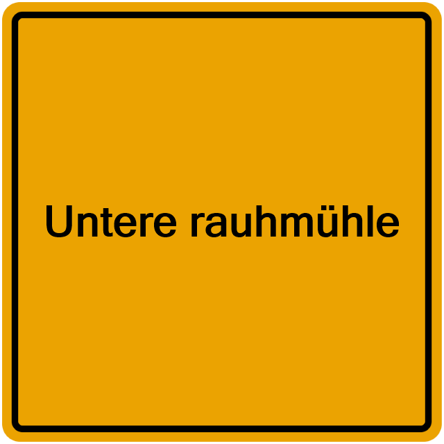 Einwohnermeldeamt24 Untere rauhmühle